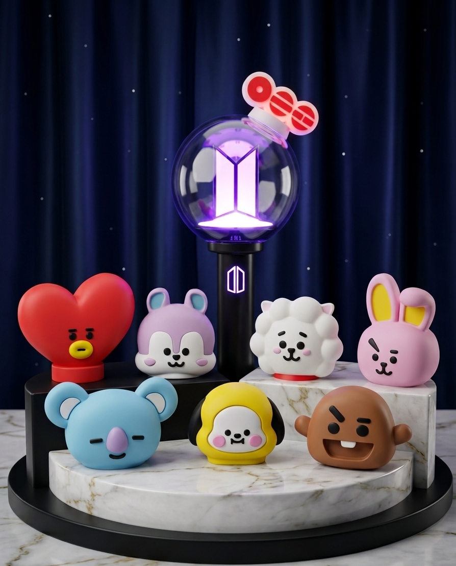 Accesorio para Army Bomb inspirado en BT21