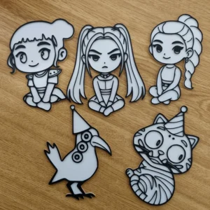 Moldes para pintar - Idol Demon Hunter Style