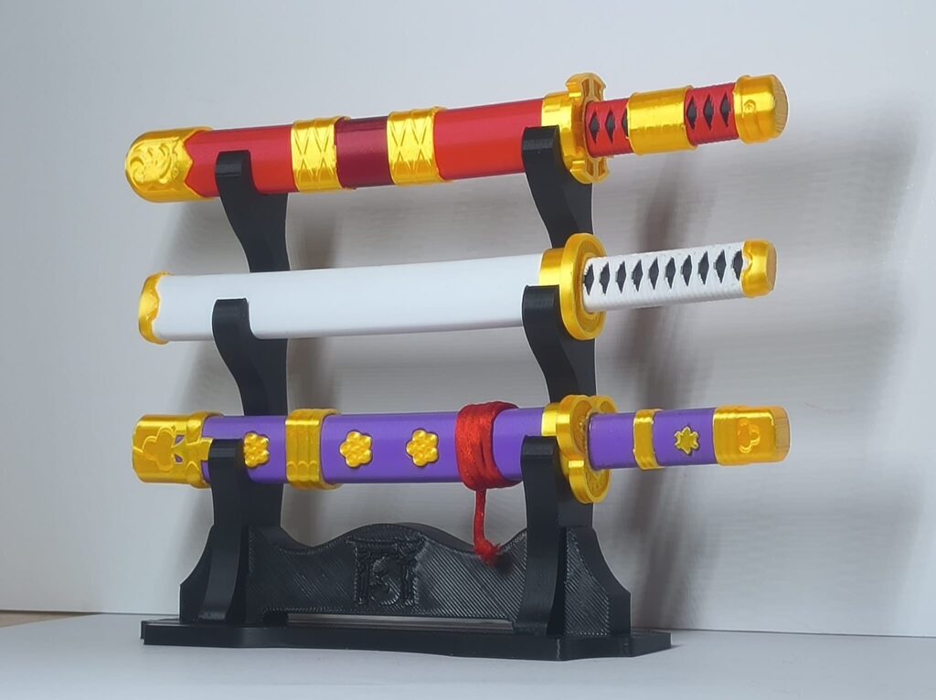 Set de Katanas-Boli con Soporte inspiradas en Zoro