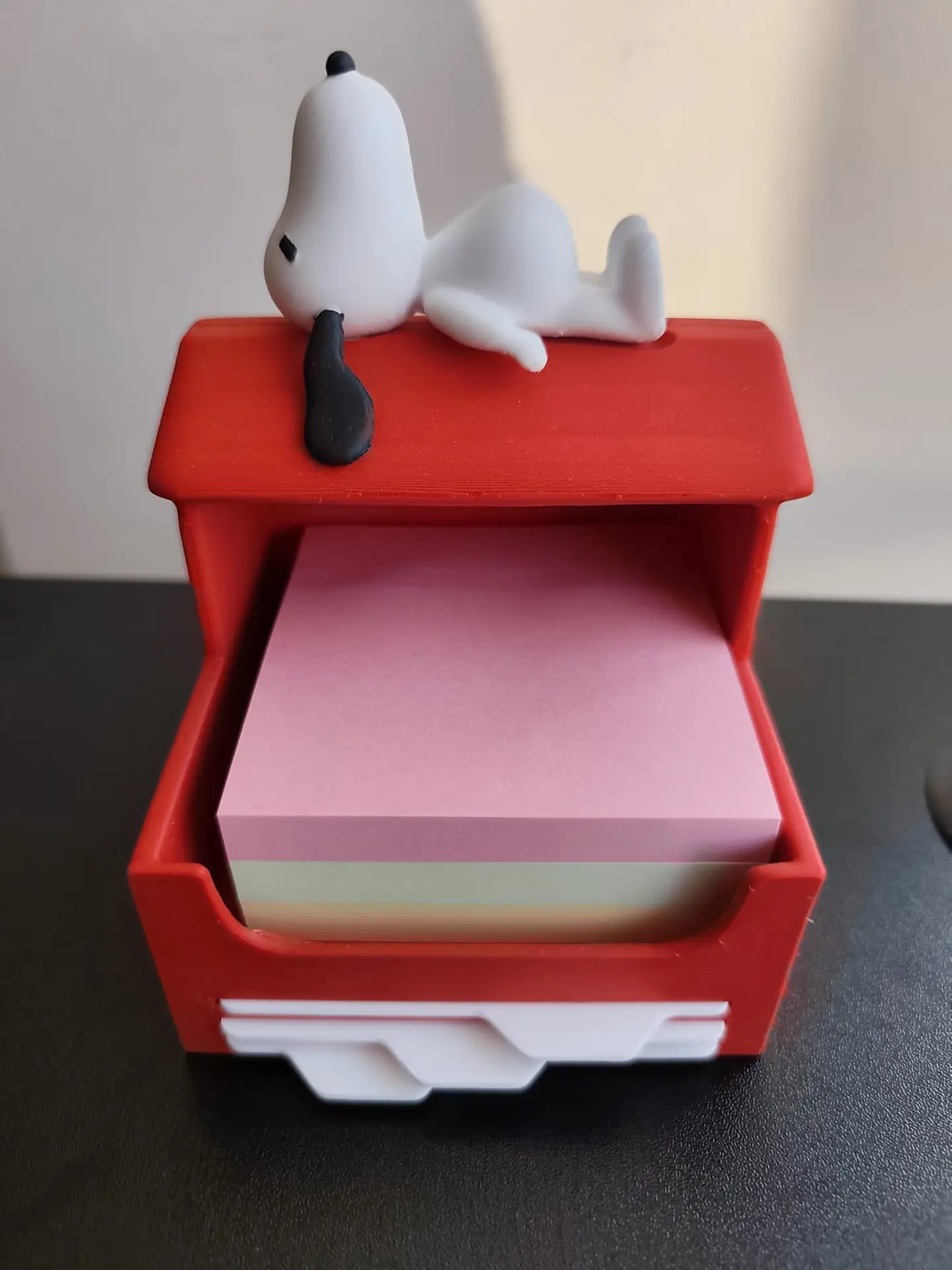 Cajita Post-it inspirada en Snoopy con plantillas - Imagen 4