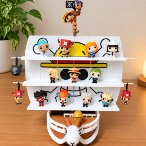 Expositor Going Merry para la coleccion de One Piece de Kinder Joy